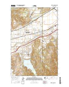 Liberty Lake 2017 topographic map thumbnail