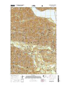 Lightning Peak 2017 topographic map thumbnail