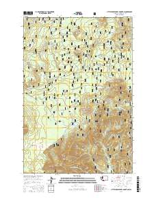 Little Huckleberry Mountain 2017 topographic map thumbnail