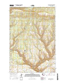 Lone Pine Butte 2017 topographic map thumbnail