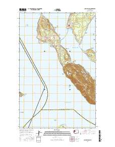 Lummi Island 2017 topographic map thumbnail