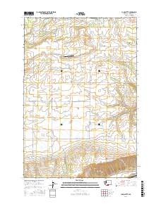 Luna Butte 2017 topographic map thumbnail