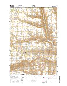 Luna Gulch 2017 topographic map thumbnail