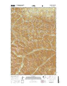 Maiden Peak 2017 topographic map thumbnail