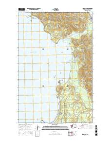 Makah Bay 2017 topographic map thumbnail