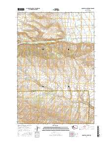 Manastash Creek 2017 topographic map thumbnail