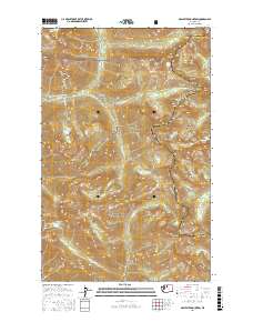 McAlester Mountain 2017 topographic map thumbnail