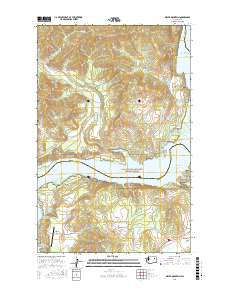 Miller Mountain 2017 topographic map thumbnail