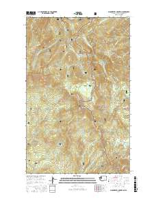 Monumental Mountain 2017 topographic map thumbnail