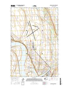 Moses Lake North 2017 topographic map thumbnail