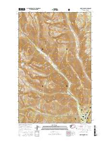 Mount Barney 2017 topographic map thumbnail
