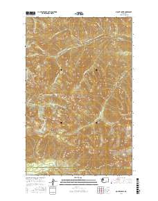 Mount Carrie 2017 topographic map thumbnail
