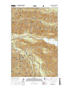 Mount Muller 2017 topographic map thumbnail