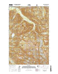 Mowich Lake 2017 topographic map thumbnail