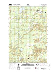 Nahwatzel Lake 2017 topographic map thumbnail