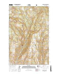 Naneum Canyon 2017 topographic map thumbnail