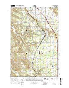 Napavine 2017 topographic map thumbnail