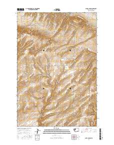 Nine Canyon 2017 topographic map thumbnail