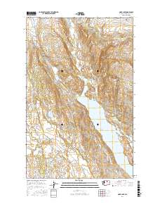 Omak Lake 2017 topographic map thumbnail