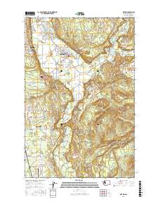 Orting 2017 topographic map thumbnail