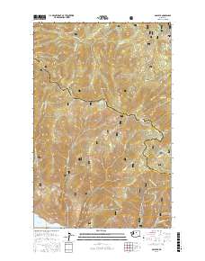 Oss Peak 2017 topographic map thumbnail