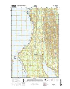 Ozette 2017 topographic map thumbnail