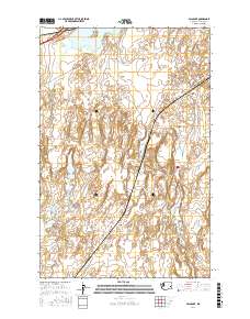 Palm Lake 2017 topographic map thumbnail