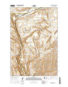 Palouse Falls 2017 topographic map thumbnail