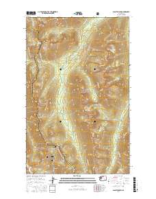 Pasayten Peak 2017 topographic map thumbnail