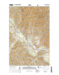 Peshastin 2017 topographic map thumbnail