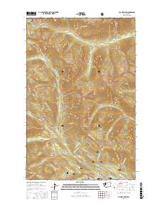 Poe Mountain 2017 topographic map thumbnail