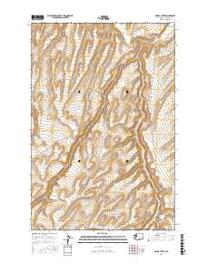 Poisel Butte 2017 topographic map thumbnail