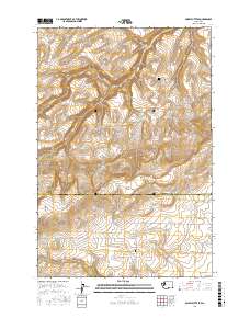 Poisel Butte SE 2017 topographic map thumbnail