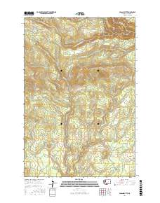 Poland Butte 2017 topographic map thumbnail