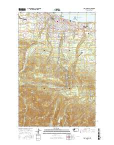 Port Angeles 2017 topographic map thumbnail
