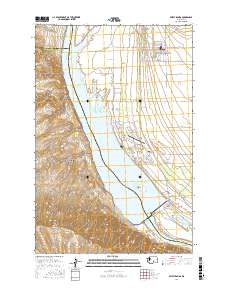 Priest Rapids 2017 topographic map thumbnail