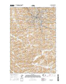 Pullman 2017 topographic map thumbnail