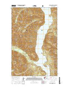 Pumpkin Mountain 2017 topographic map thumbnail