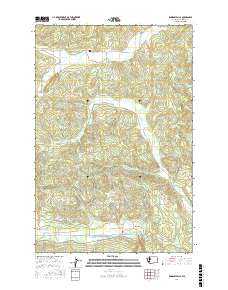 Rainbow Falls 2017 topographic map thumbnail
