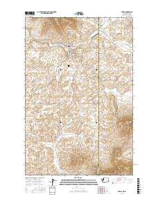 Tekoa 2017 topographic map thumbnail