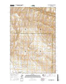 The Cottonwoods 2017 topographic map thumbnail