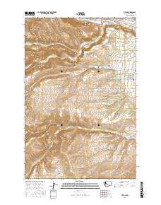 Tieton 2017 topographic map thumbnail