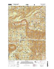 Tieton Basin 2017 topographic map thumbnail
