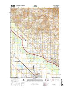 Toppenish 2017 topographic map thumbnail