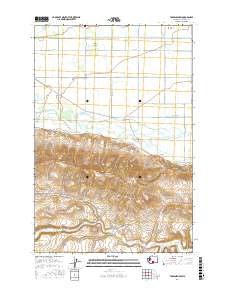 Toppenish SW 2017 topographic map thumbnail