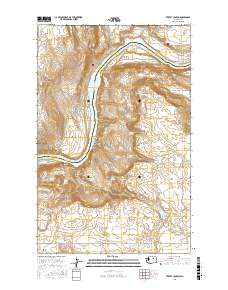 Trefry Canyon 2017 topographic map thumbnail