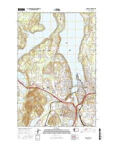 Tumwater 2017 topographic map thumbnail