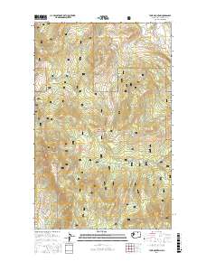 Tunk Mountain 2017 topographic map thumbnail