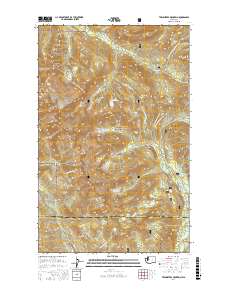 Twin Sisters Mountain 2017 topographic map thumbnail