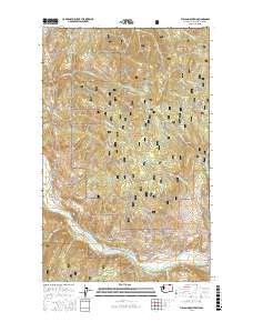 Vulcan Mountain 2017 topographic map thumbnail